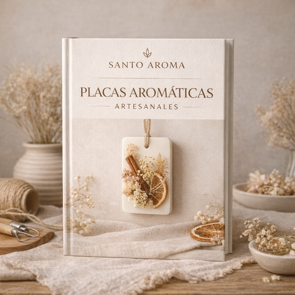 CURSO PLACAS AROMÁTICAS ARTESANALES + 5 BONUS EXCLUSIVOS + GUIA DE CERAMICA 🎁